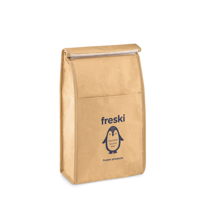 Woven paper 3L lunch bag-Beige-Tasmania-australia-2