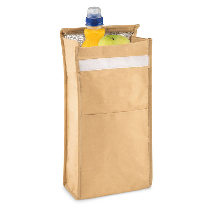 Woven paper 3L lunch bag-Beige-Tasmania-australia-3