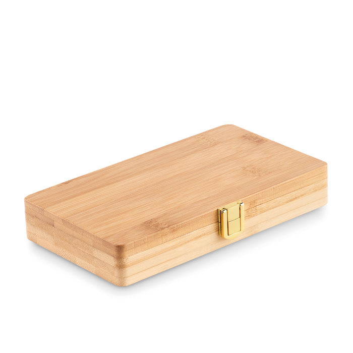 personalized-21 pcs tool set in bamboo case-Wood-Tasmania-australia