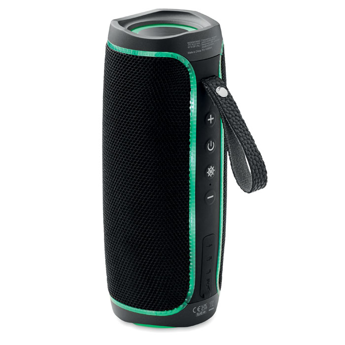 personalized-2x5 LED Wireless speaker IPX4-Black-Tasmania-australia