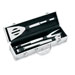 3 BBQ tools in aluminium case-sliver-Tasmania-australia-1