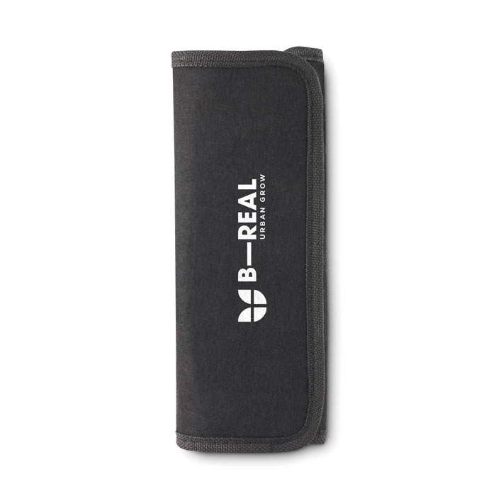 personalized-3 garden tools in RPET pouch-Black-Tasmania-australia