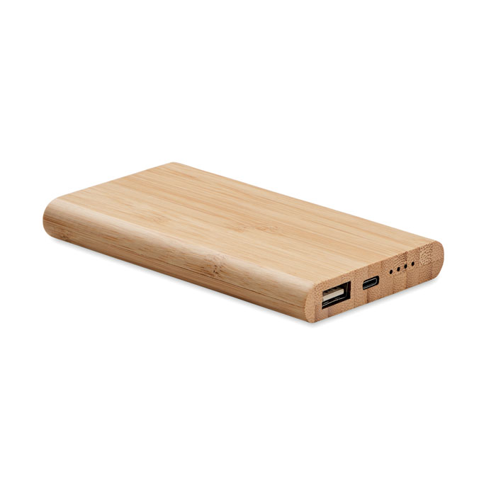 personalized-4000 mAh Bamboo power bank-Wood-Tasmania-australia