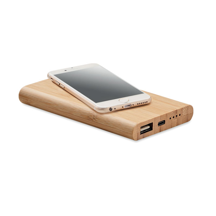 personalized-4000 mAh Bamboo power bank-Wood-Tasmania-australia
