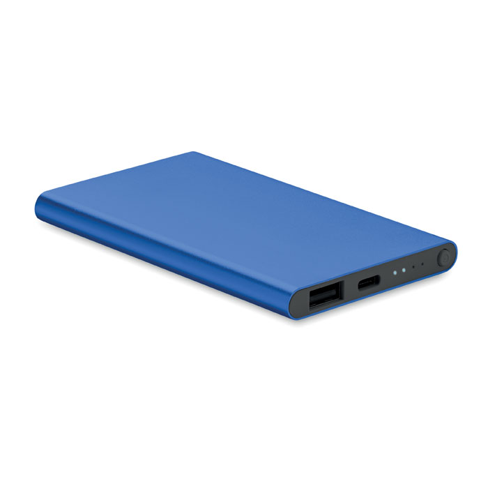 customized-4000 mAh Power Bank Type C-ROYAL BLUE-Tasmania-australia