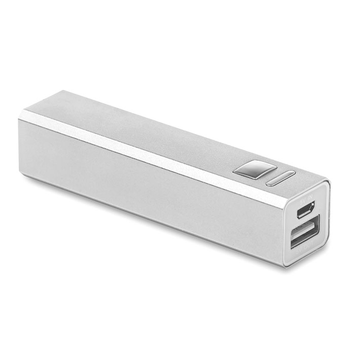 personalized-Aluminium power bank-Matt silver-Tasmania-australia