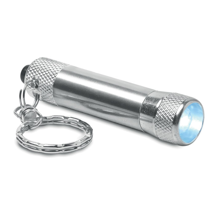 Aluminium torch with key ring- SILVER-Tasmania-australia-2 Aluminium torch with key ring- SILVER-Tasmania-australia-2