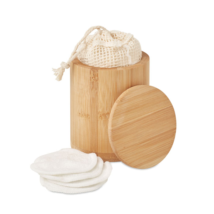 customized-Bamboo fibre cleansing pad set-wood-tasmania australia