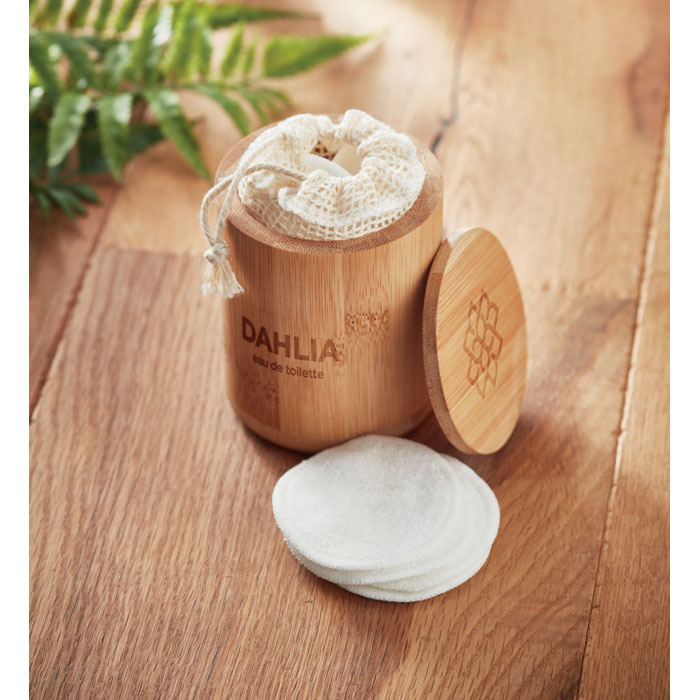 customized-Bamboo fibre cleansing pad set-wood-tasmania australia