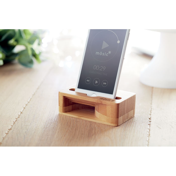 personalized-Bamboo phone stand-amplifier-Wood-Tasmania-australia