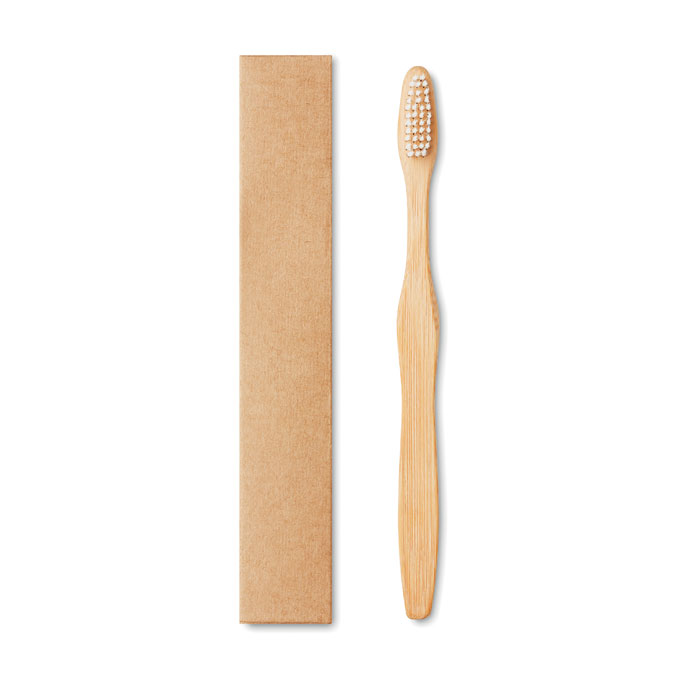 promotional-Bamboo toothbrush in Kraft box-WHITE-Tasmania-australia