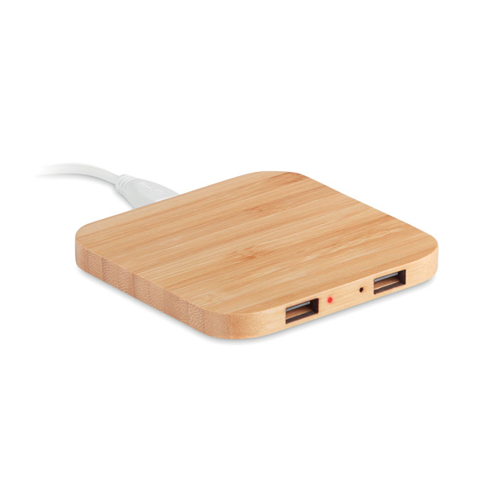 promotional-Bamboo wireless charge pad 5W-Wood-Tasmania-australia