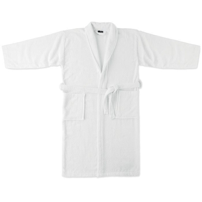 customized-Bathrobe organic cotton XL XXL-WHITE-Tasmania-australia
