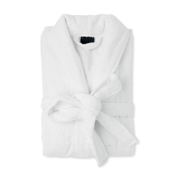 customized-Bathrobe organic cotton XL XXL-WHITE-Tasmania-australia