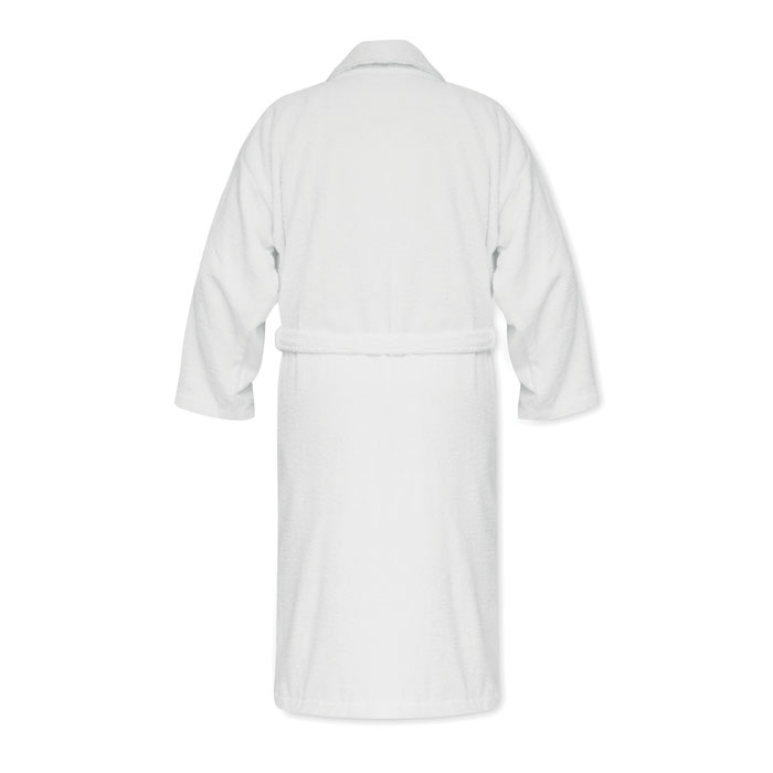 customized-Bathrobe organic cotton XL XXL-WHITE-Tasmania-australia