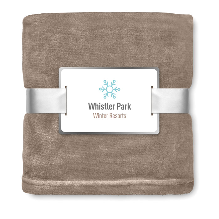Blanket flannel-khaki-tasmania australia-2 personalized-Blanket flannel-khaki-tasmania australia