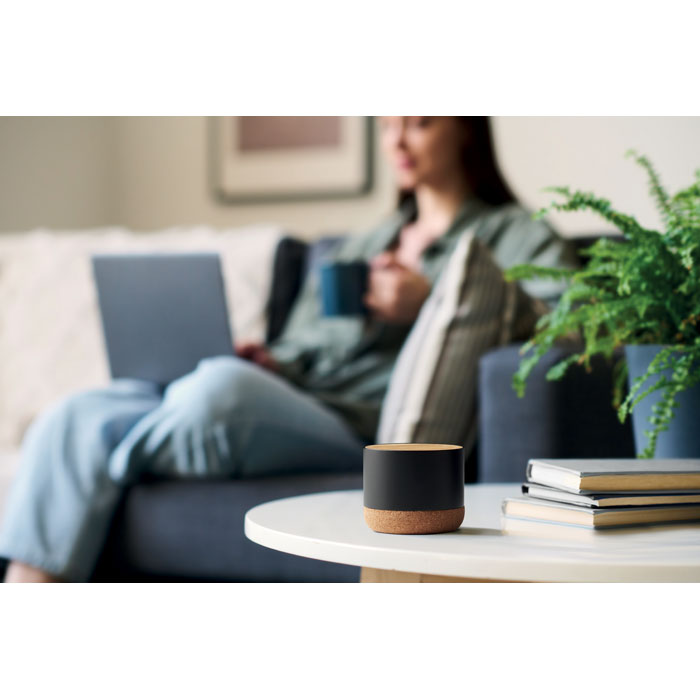 Cork and aluminium speaker-Black-Tasmania-australia-7 customized-Cork and aluminium speaker-Black-Tasmania-australia