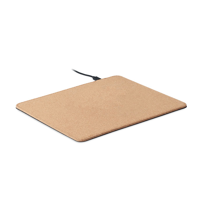 customized-Cork mouse mat charger 15W-Beige-Tasmania-australia