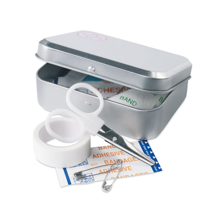 personalized-First aid kit in tin box-RED-Tasmania-australia