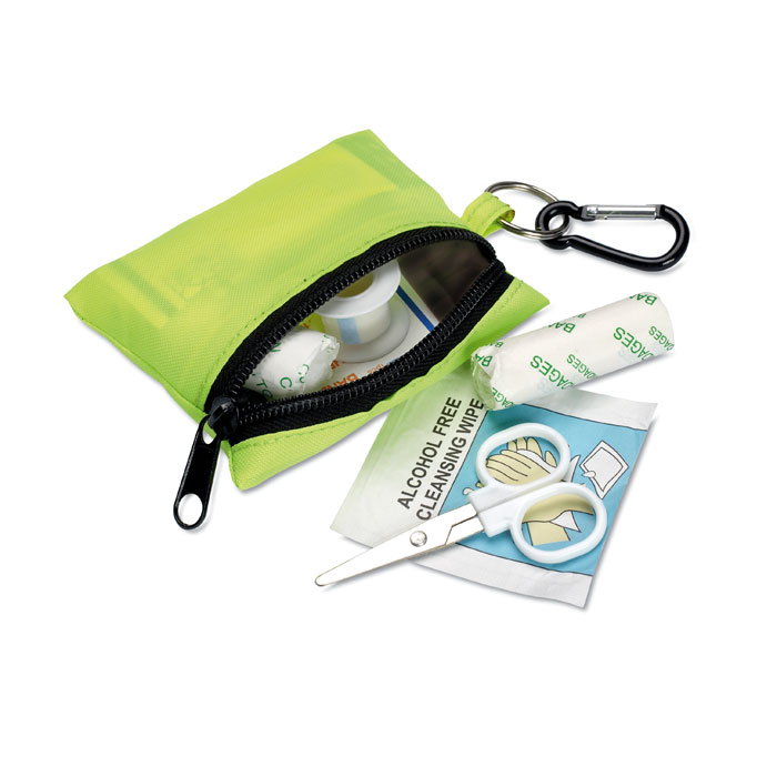 personalized-First aid kit w carabiner-YELLOW-Tasmania-australia