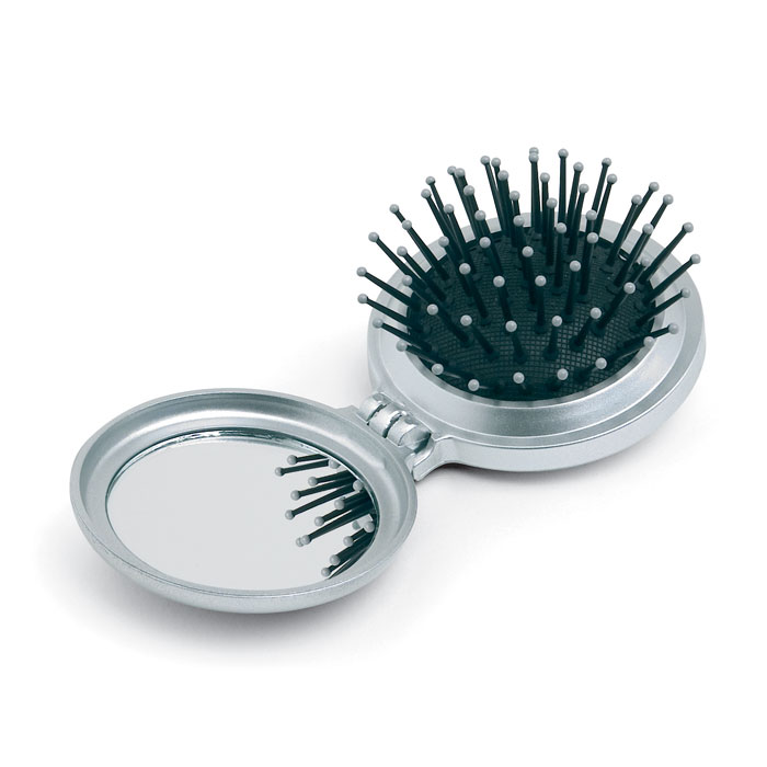 personalized-Foldable brush mirror-SILVER-Tasmania-australia