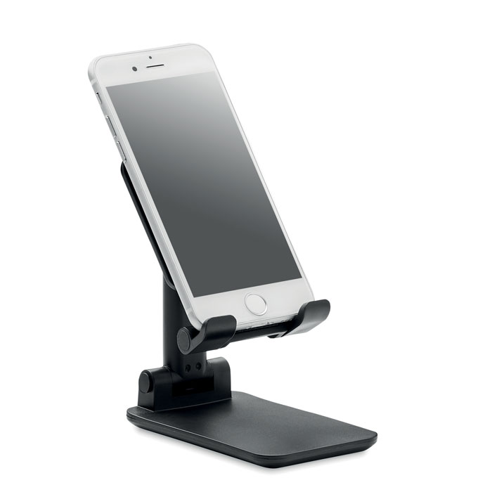personalized-Foldable phone stand in ABS-Black-Tasmania-australia