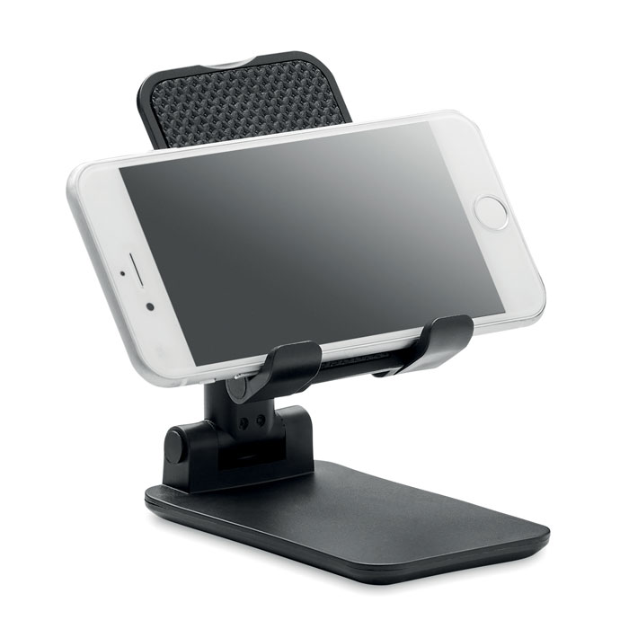 personalized-Foldable phone stand in ABS-Black-Tasmania-australia