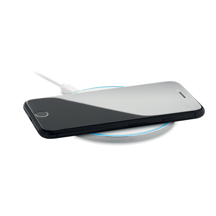 personalized-Glass wireless 10W charger-WHITE-Tasmania-australia