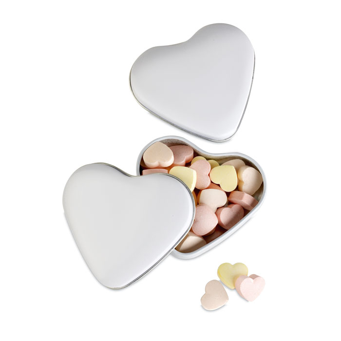 Heart tin box with candies-White-Tasmania-australia-1