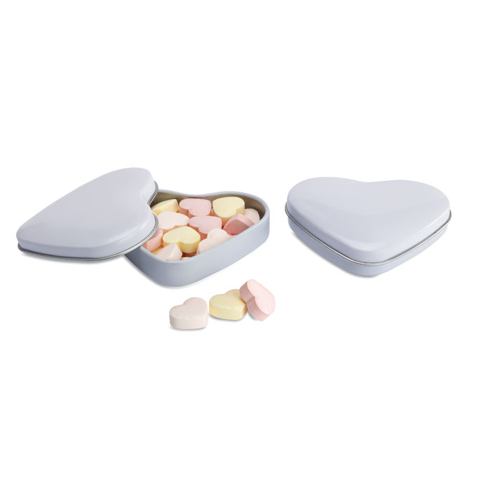 Heart tin box with candies-White-Tasmania-australia-2