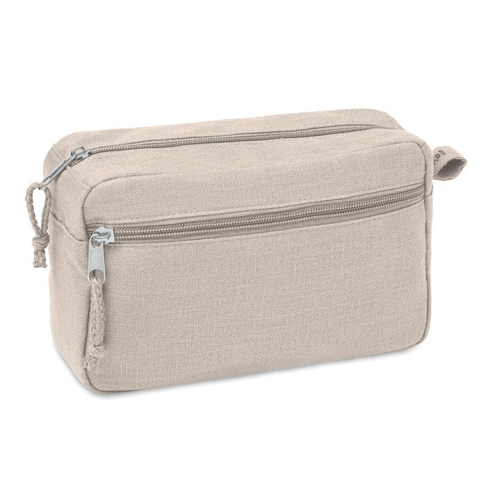customized-Hemp toilet bag hemp-beige-tasmania australia