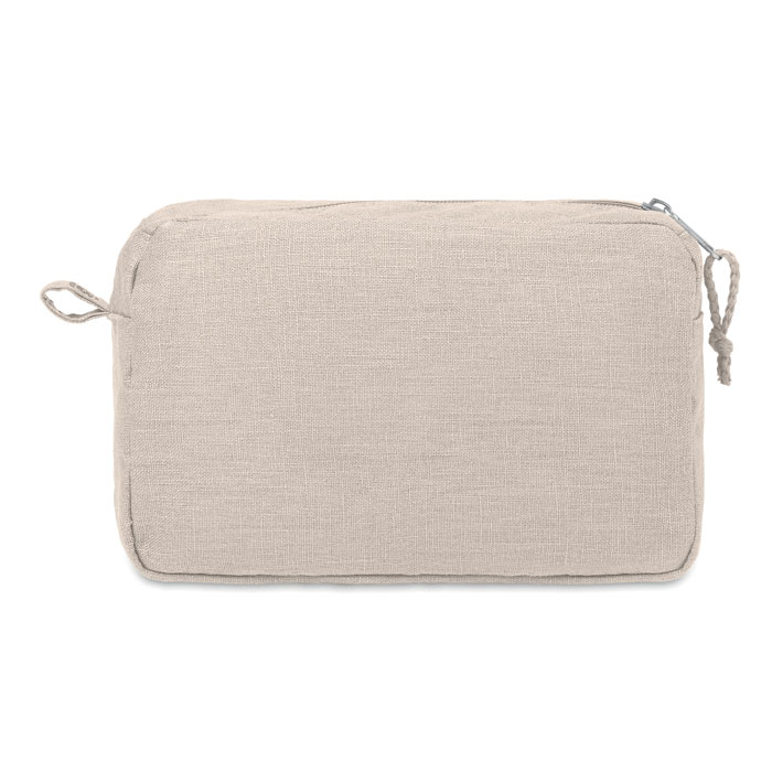 customized-Hemp toilet bag hemp-beige-tasmania australia
