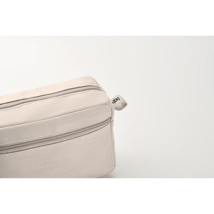 customized-Hemp toilet bag hemp-beige-tasmania australia