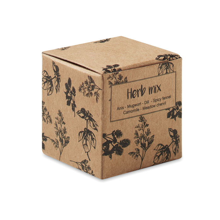 customized-Herb seed bomb in carton box-Beige-Tasmania-australia