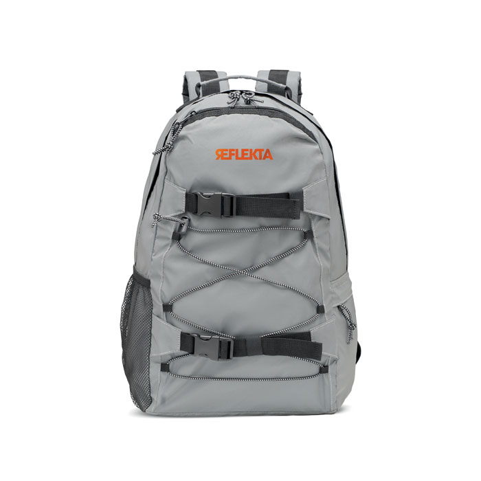High reflective backpack 190T-Matt silver-Tasmania-australia-2 personalized-High reflective backpack 190T-Matt silver-Tasmania-australia