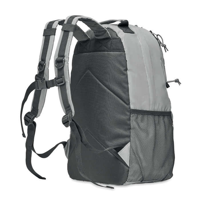 High reflective backpack 190T-Matt silver-Tasmania-australia-5 personalized-High reflective backpack 190T-Matt silver-Tasmania-australia