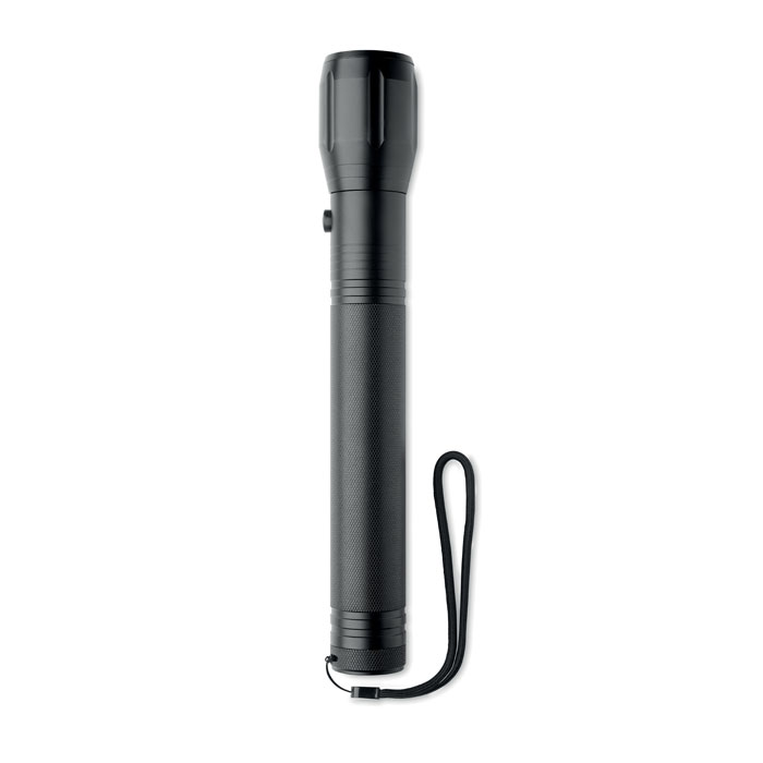 Large aluminium LED flashlight-Black-Tasmania-australia-3