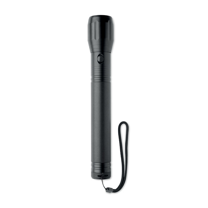 Large aluminium LED flashlight-Black-Tasmania-australia-6