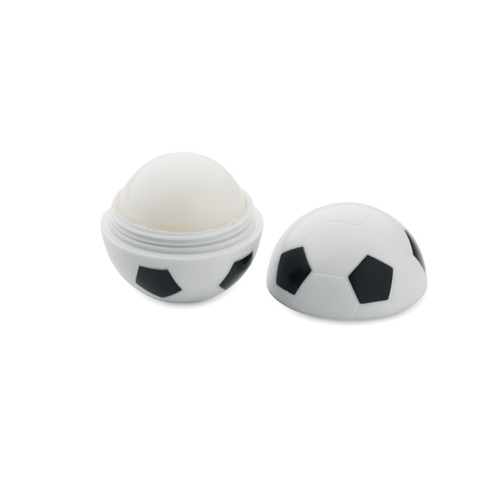 personalized-Lip balm in football shape-WHITE BLACK-Tasmania-australia