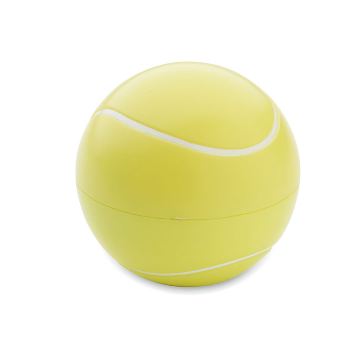 personalized-Lip balm in tennis ball shape- YELLOW-Tasmania-australia