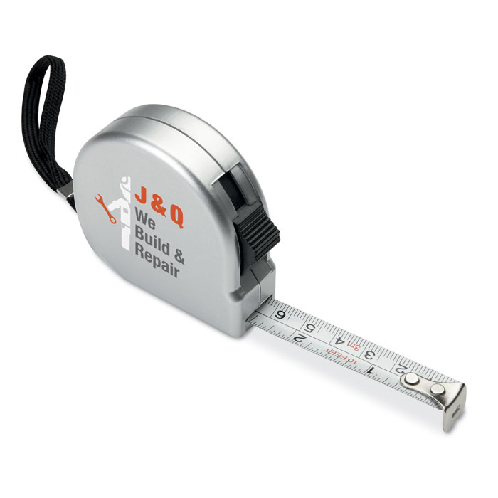 personalized-Measuring tape 2m-Matt silver-Tasmania-australia