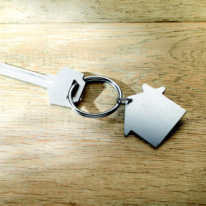 personalized-Metal key holder house-Matt silver-Tasmania-australia