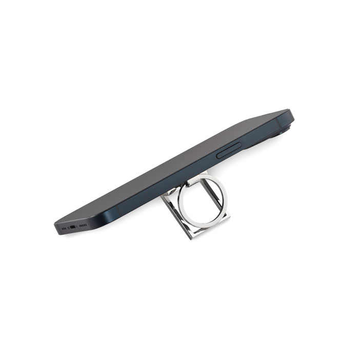 customized-Metal key ring phone stand-Silver-Tasmania-australia