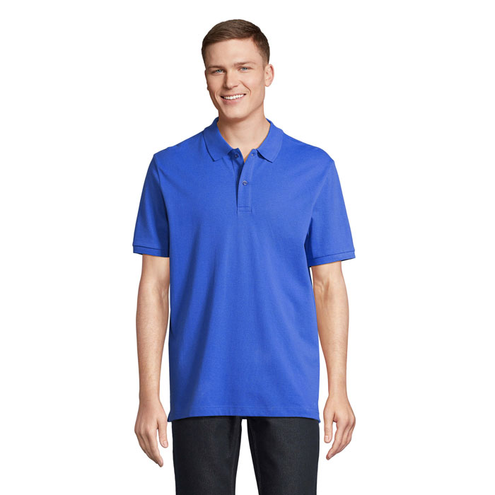 customized-PEGASE polo organic 210g-Royal blue-Tasmania- Australia