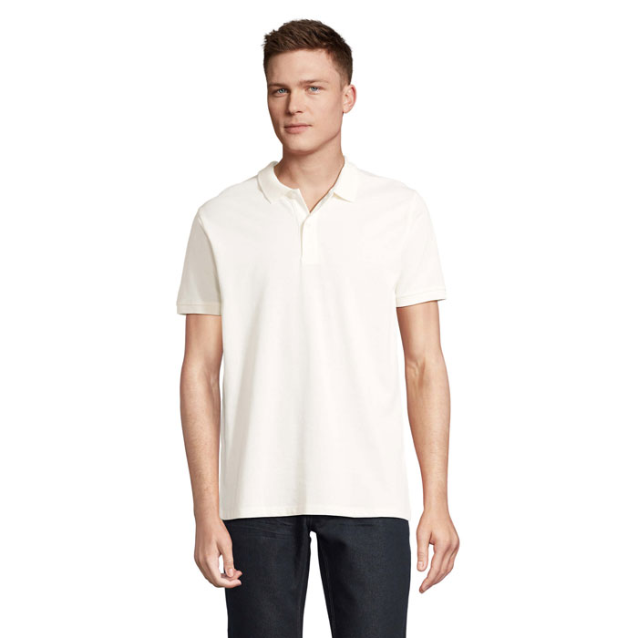 personalized-PLANET MEN Polo 170g-OFF WHITE-TASMANIA AUSTRALIA