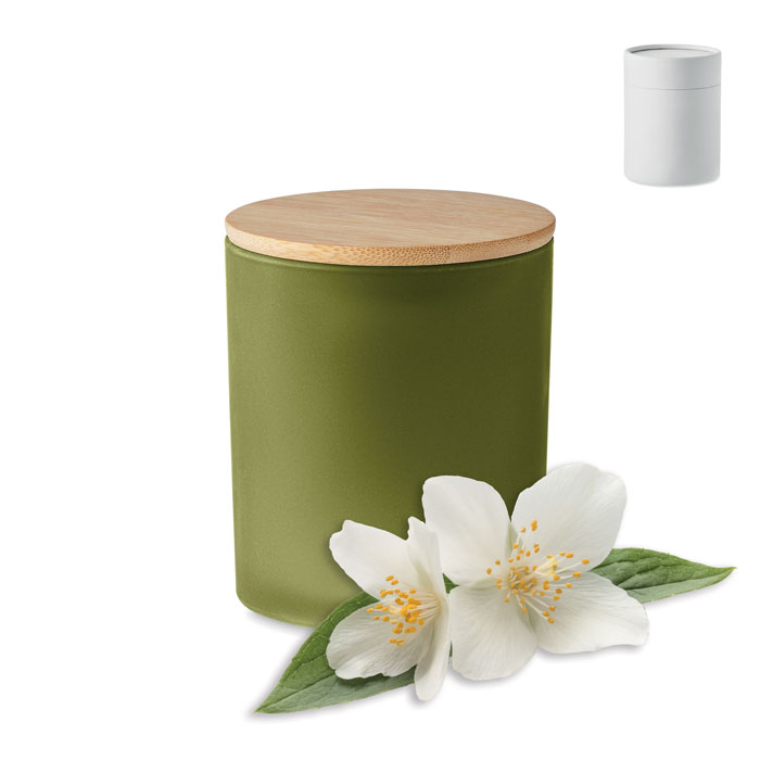 personalized-Plant based wax candle 120 gr-GREEN-Tasmania-australia