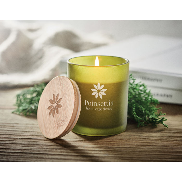 personalized-Plant based wax candle 120 gr-GREEN-Tasmania-australia