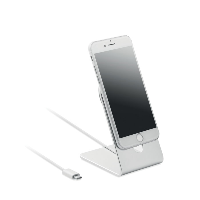 Portable magnetic charger 15W-MATT SILVER-Tasmania-australia-3 personalized-Portable magnetic charger 15W-MATT SILVER-Tasmania-australia