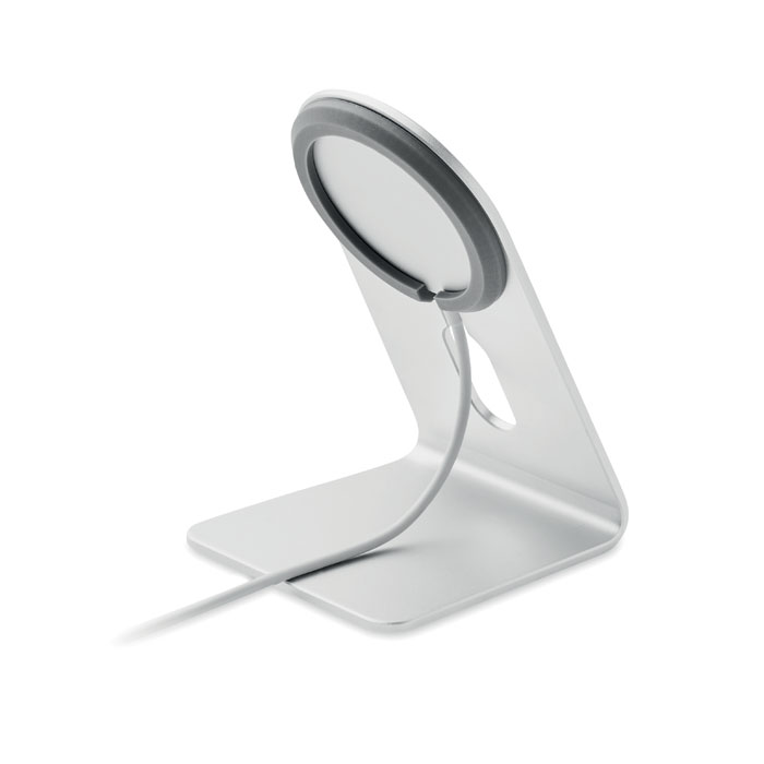 Portable magnetic charger 15W-MATT SILVER-Tasmania-australia-4 personalized-Portable magnetic charger 15W-MATT SILVER-Tasmania-australia