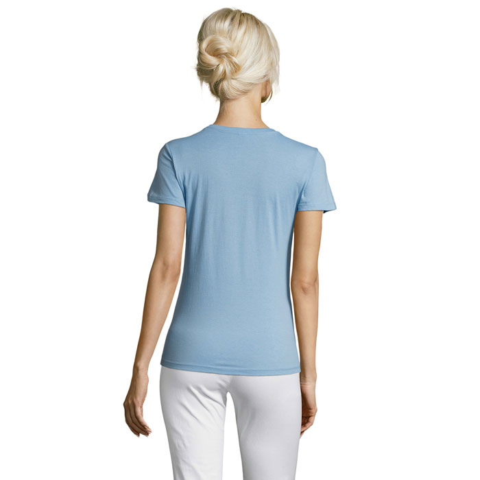 customized-REGENT WOMEN T-SHIRT 150g-SKY BLUE-TASMANIA AUSTRALIA